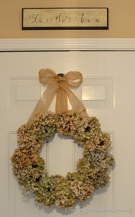 Hydrangea wreath