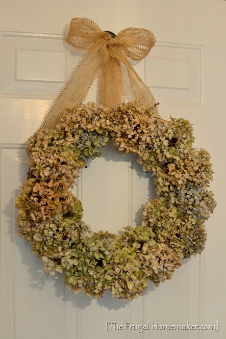 Hydrangea wreath