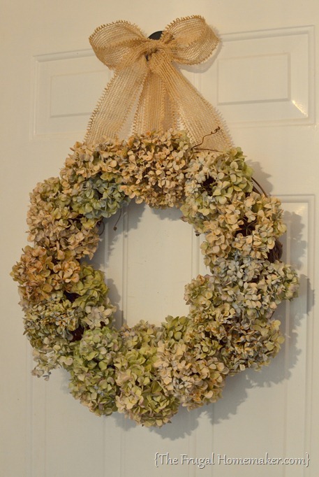 Hydrangea wreath