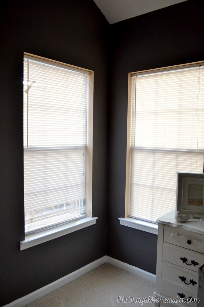 new blinds in the master bedroom