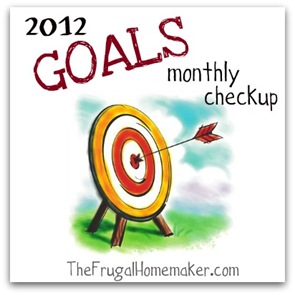 2012 goals monthly checkup