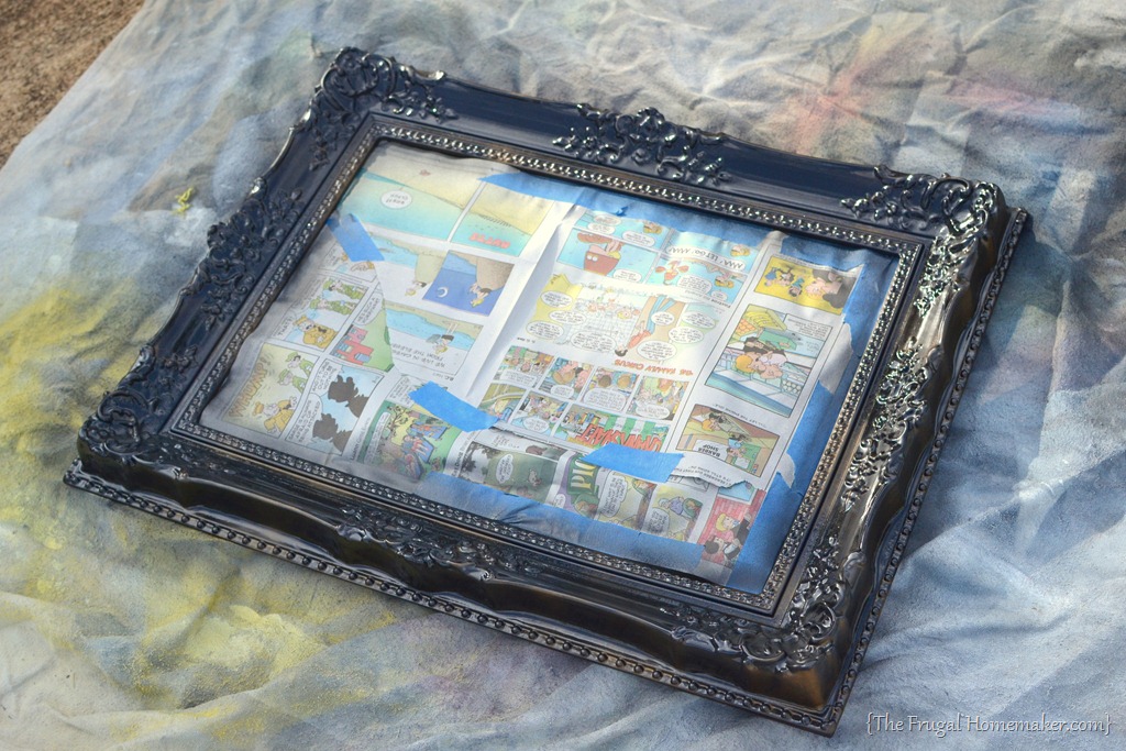 Spray Paint A Mirror Frame, How To Repaint A Plastic Mirror Frame
