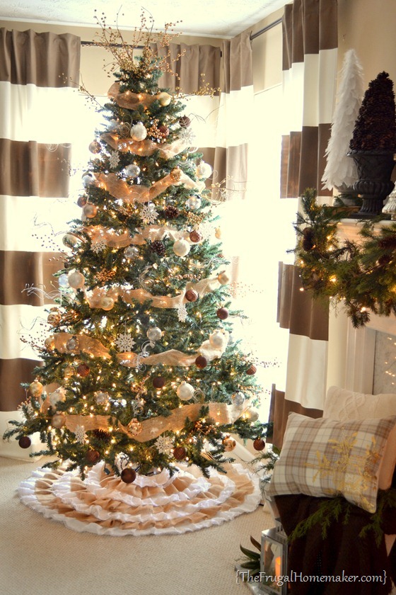 Neutral Christmas tree