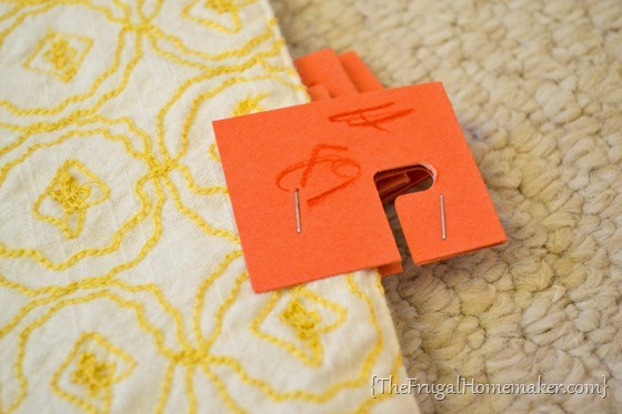 set of 4 yellow placemats 