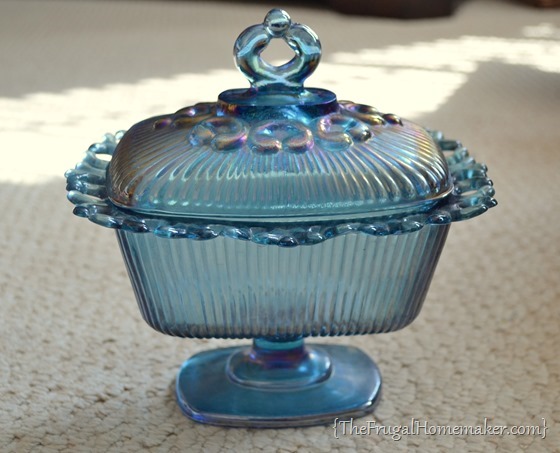 turquoise candy dish