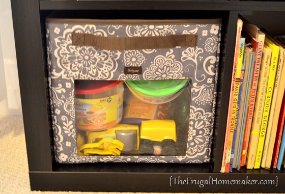Organizing an Ikea Expedit with Thirty-One