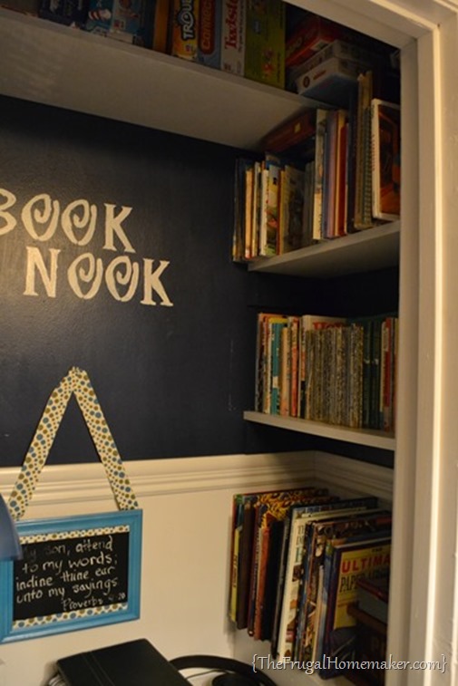 Book Nook in closet
