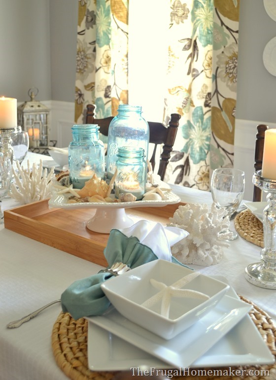 Setting a beautiful table with Better Homes and Gardens porcelain dishes