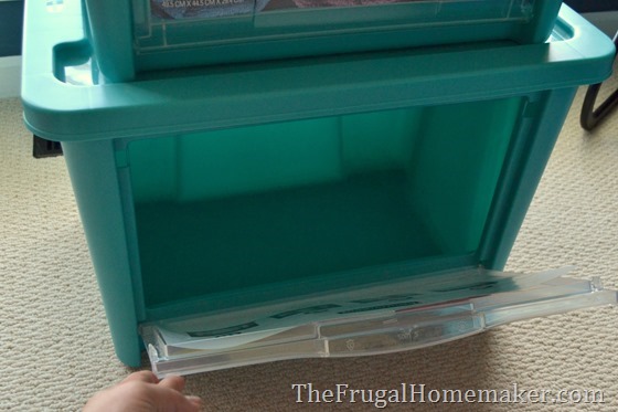 Organizing with Rubbermaid All Access Organizers