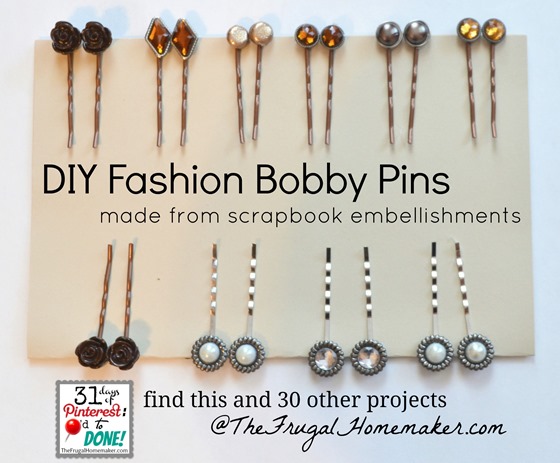 DIY Fashion Bobby Pins