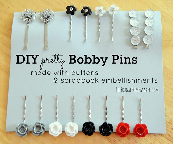 DIY pretty Bobby Pins
