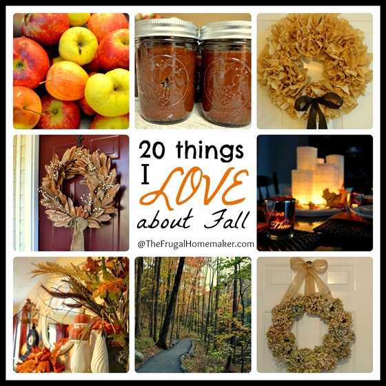 20 things I love about fall