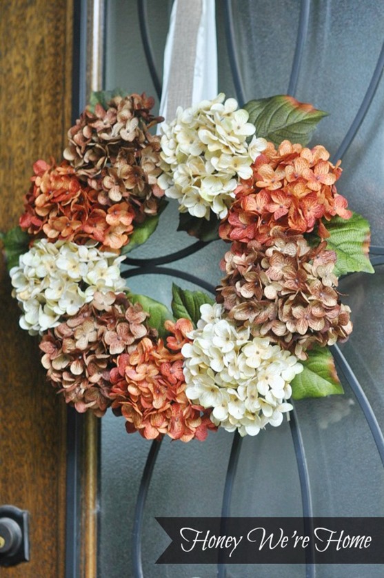 hydrangea wreath