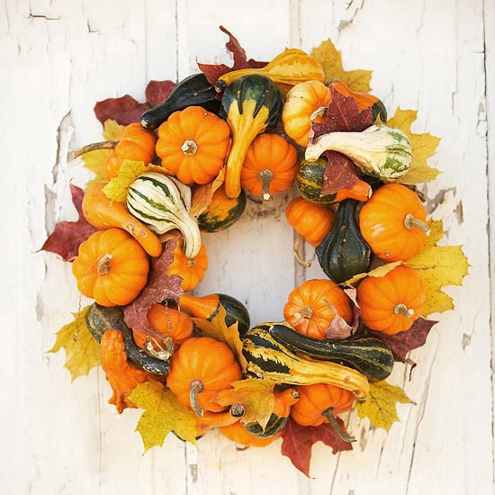 pumpkin wreath
