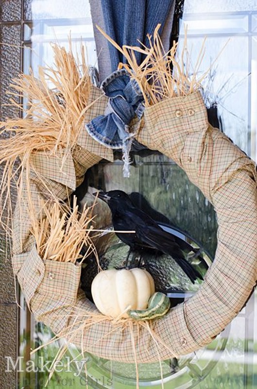 scarecrow wreath