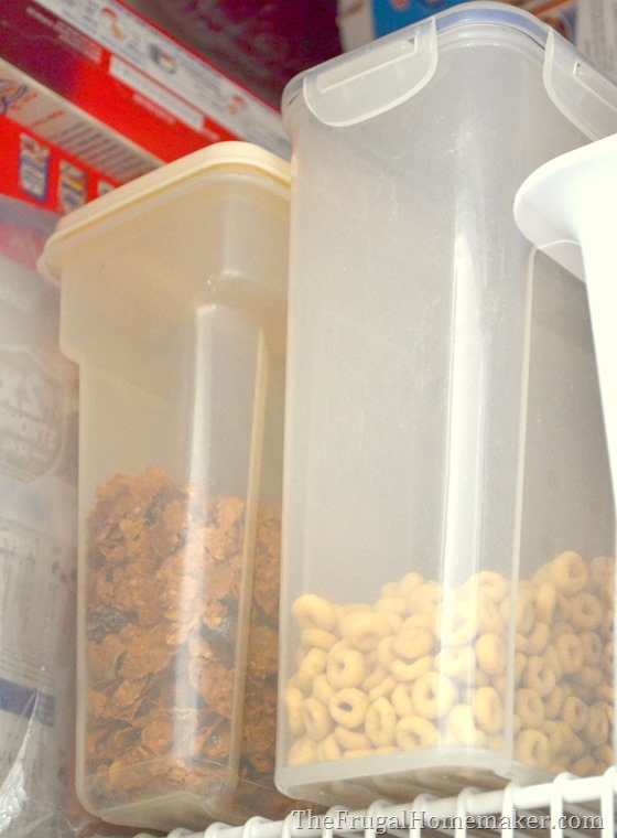 store food in airtight containers