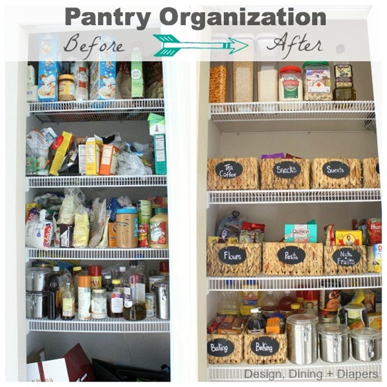 organized with baskets
