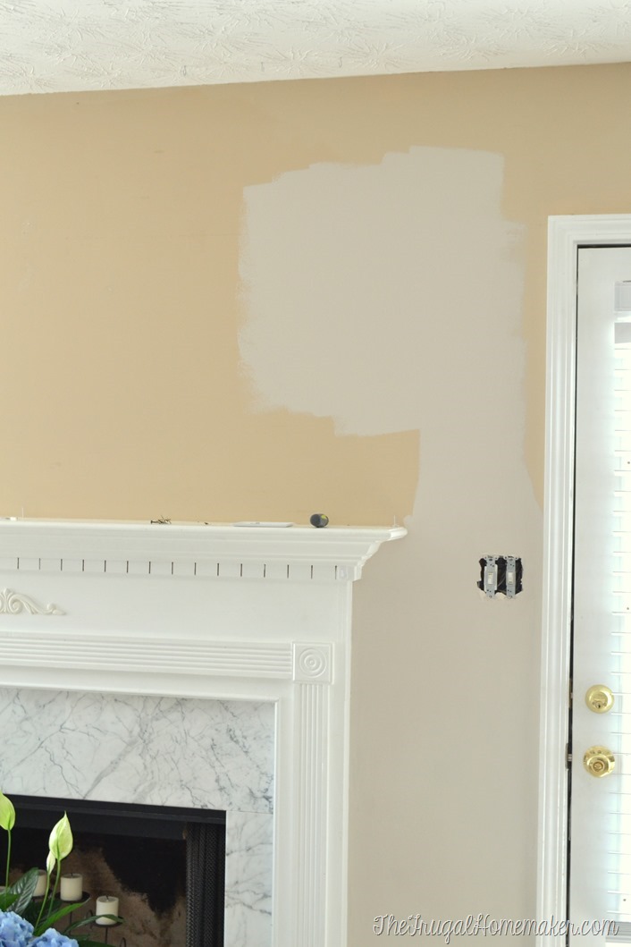 New Paint In The Living Room - Behr Brown Bread Paint Color