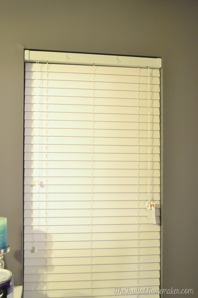 New Faux Wood white blinds in the Master Bedroom