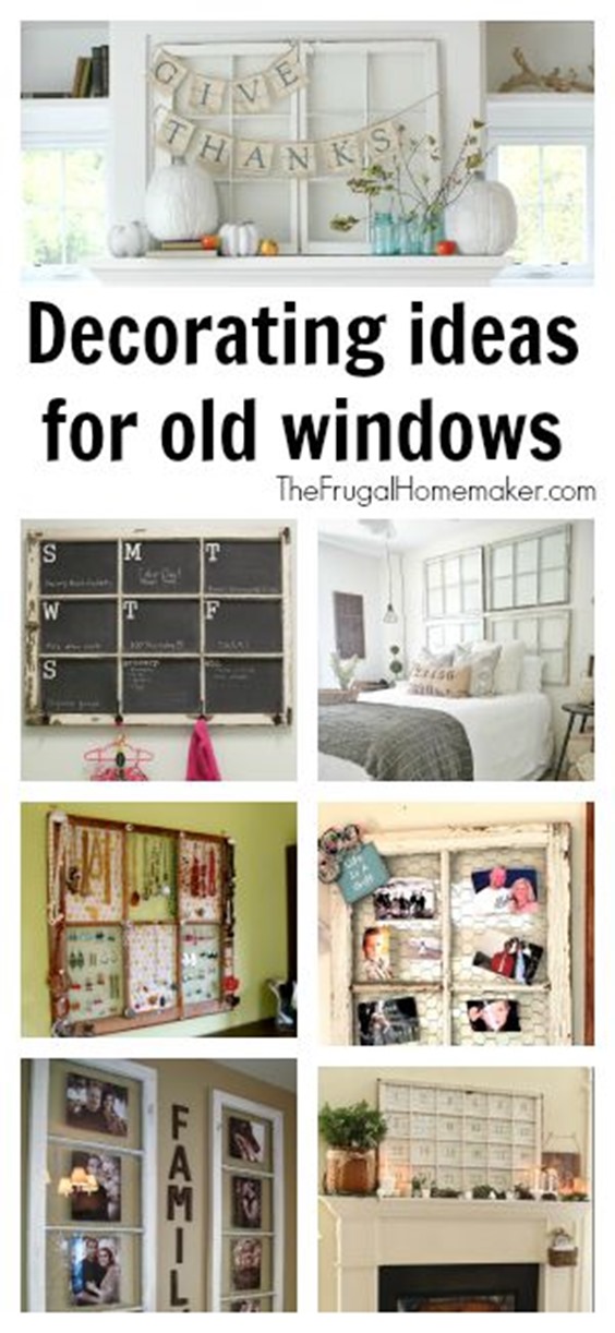 Decorating Ideas for Old Windows