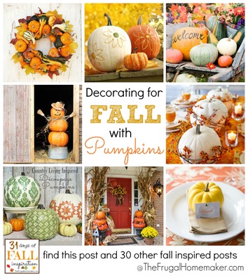 Decorating for Fall with Pumpkins