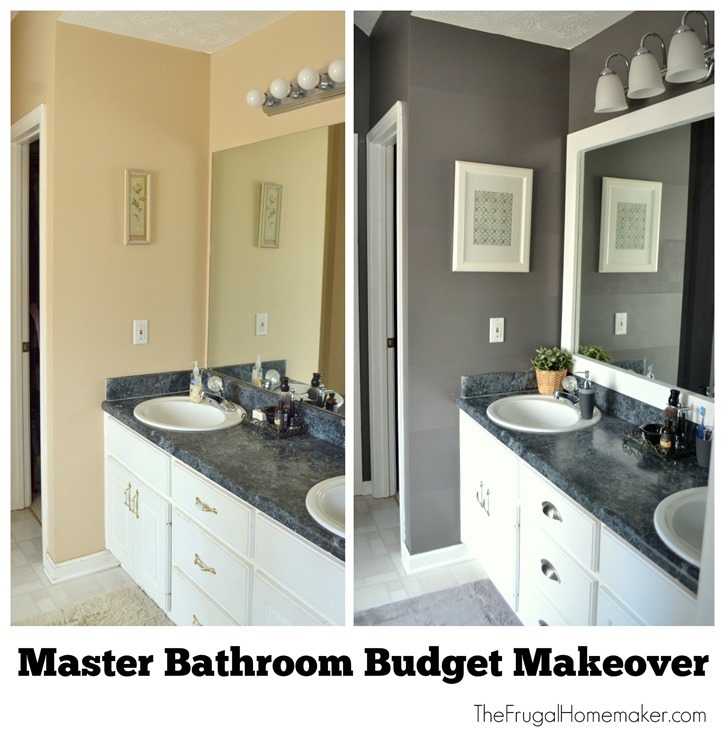 Master Bathroom Budget Makeover