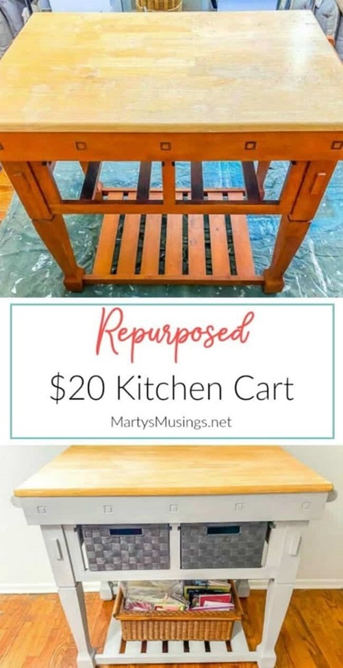 Repurposed-Rolling-Kitchen-Cart