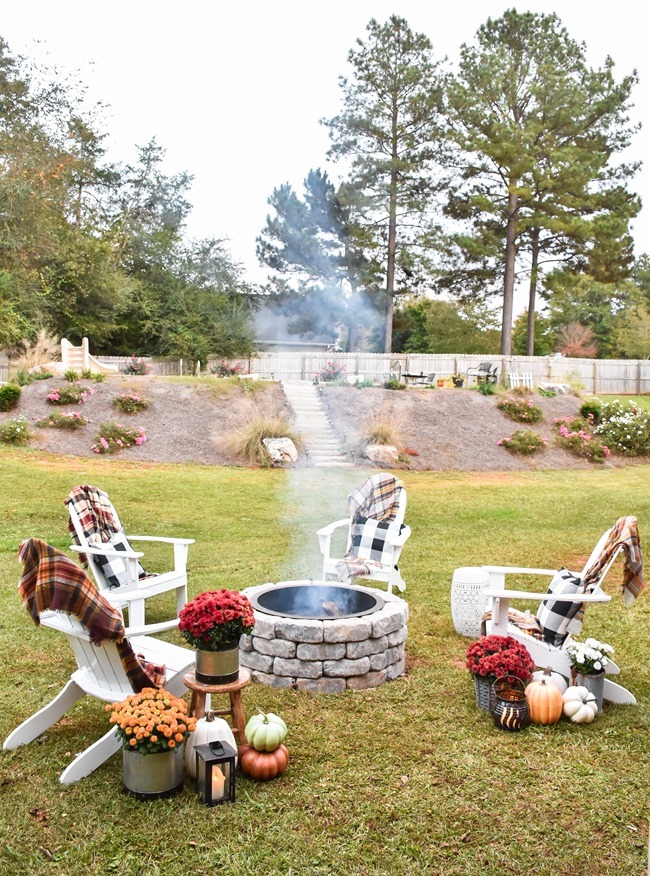 How to build a DIY firepit in your backyard-49