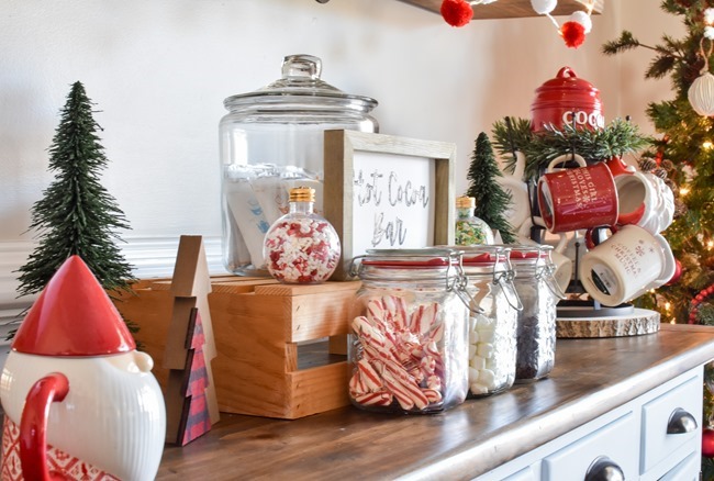 How to create an easy Hot Cocoa Bar with a DIY Hot Cocoa Bar sign-5