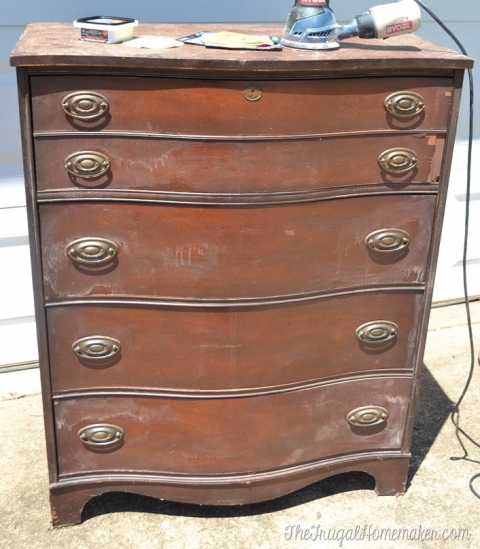 Dresser Makeover How To Fix Chipped Veneer Deal With Wood Stain
