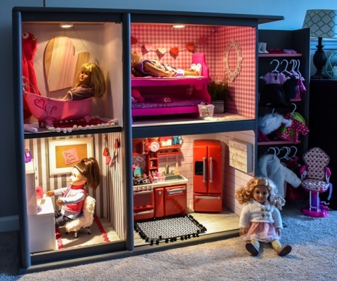 american girl doll house target